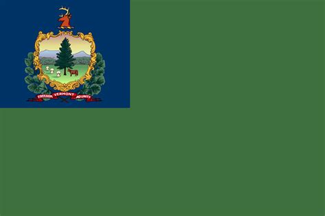 I made the Vermont State flag, based on the Vermont Republic flag (1777 ...