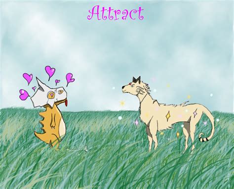 Pokemon move: Attract by c0rvidesque on DeviantArt