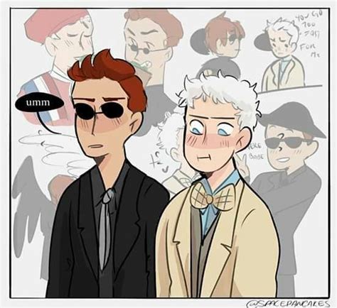 •Ineffable Husbands Fanarts• [GOOD OMENS] | Art blog, Good omens book ...