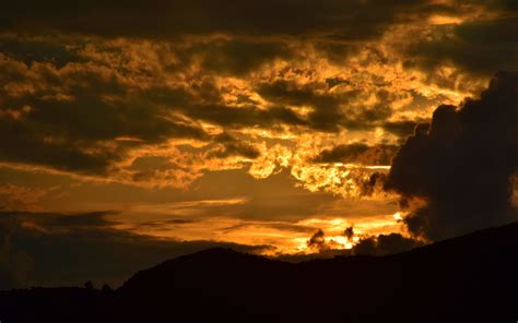 Download wallpaper 3840x2400 clouds, sky, sunset, dark 4k ultra hd 16: ...