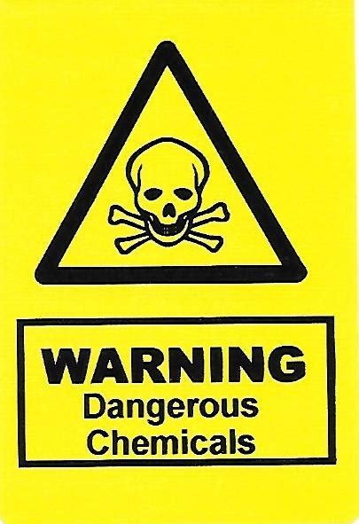 Warning Dangerous Chemicals Label (HS05) - Label-Design