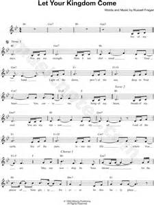 Hillsong "Let Your Kingdom Come" Sheet Music (Leadsheet) in Bb Major ...