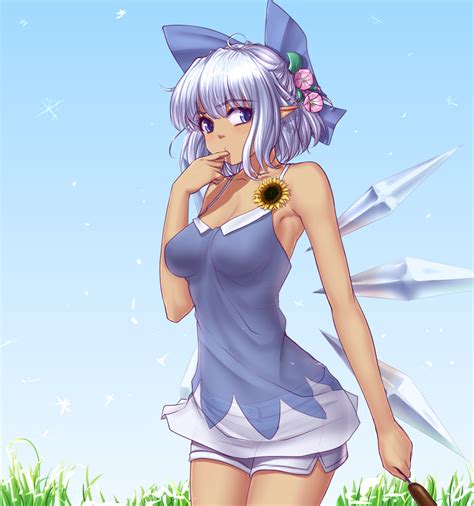 Tanned Cirno - touhou Fan Art (41246217) - Fanpop