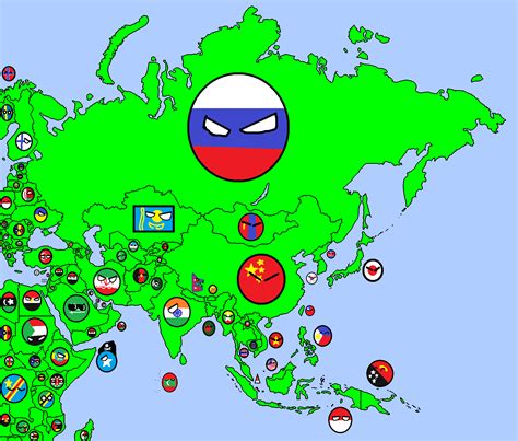 Image - Map of Asia in Countryballs.png | TheFutureOfEuropes Wiki ...