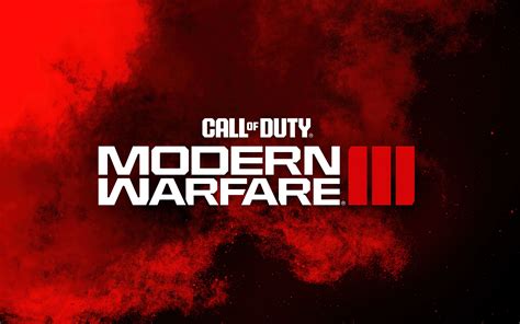 Call of Duty: Modern Warfare 3 Wallpaper 4K, Logo, 2023 Games