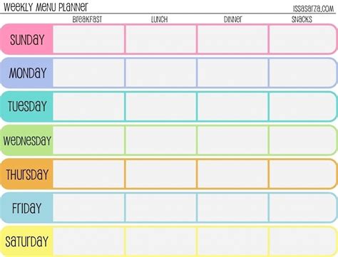 Weekly Planner Printable Day 7