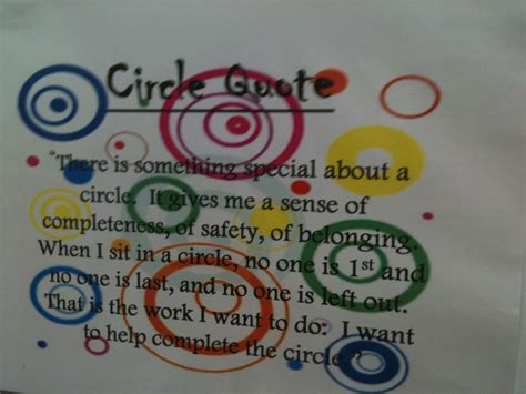 Circle quote for the classroom | Circle quotes, Inspirational classroom ...