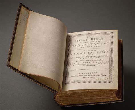 A 1663 Bible in the Wampanoag (Massachusett) Language | J. Pierpont ...