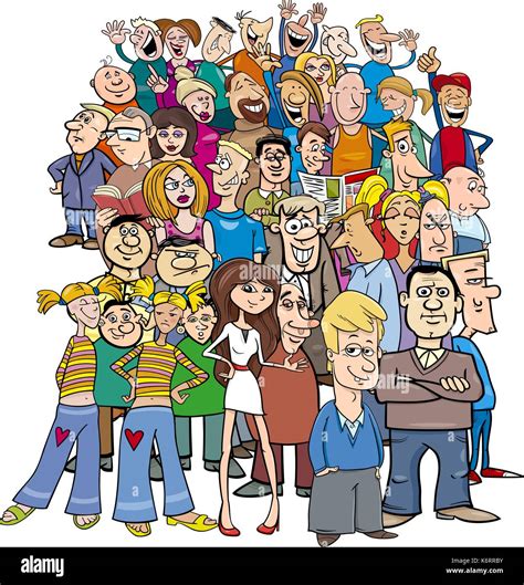 Group Of Cartoon People