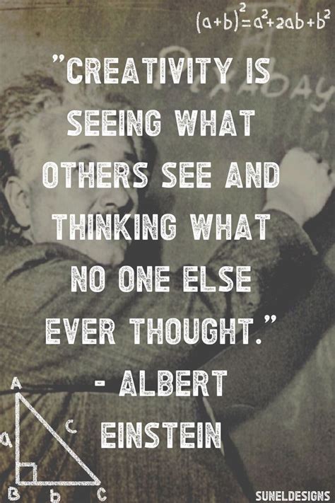 Albert Einstein Quote | Creativity | Einstein quotes, Einstein quotes ...