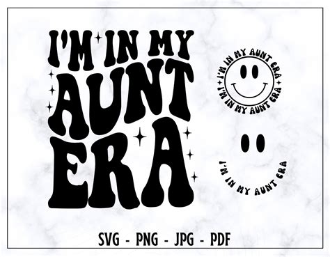 I'm in My Aunt Era SVG-PNG, Aunt SVG, Aunt Png, Aunt Shirt Png, Funny ...