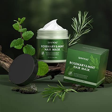 Rosemary Hair Masks, Pure Natural Hair Masks for Dry Broken Hair and ...