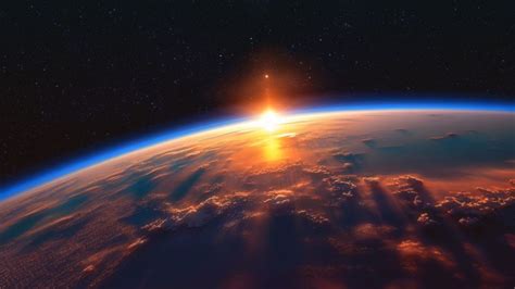 Earth Wallpaper 4K, Sunrise, Horizon, Hope, 5K