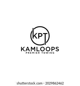 Kpt Letter Logo Design Template Stock Vector (Royalty Free) 2029862462 ...