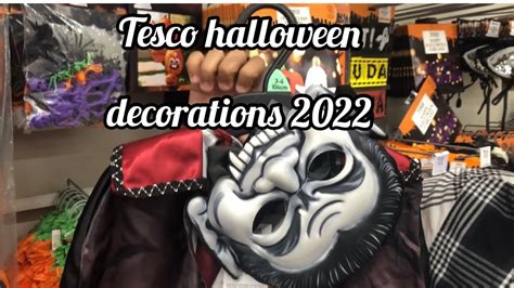 Tesco Halloween Costume and Decor Collection October 2022 - YouTube