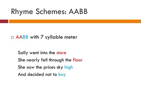 Rhyme Scheme Definition, Types, Benefits, And Examples, 47% OFF