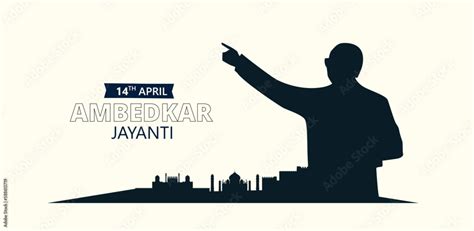 Hand Drawn Ambedkar Jayanti Illustration Stock Vector | Adobe Stock