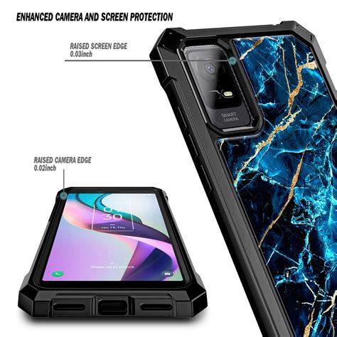 TCL ION X Case Full Body Phone Cover With Built-In Screen Protector