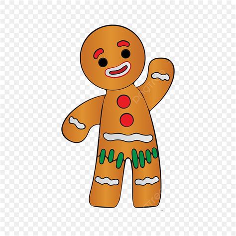 Gingerbread Man Clipart Transparent Background, Gingerbread Man Clipart ...