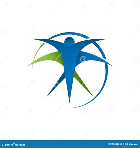 Physical Therapy Logo Design Concept Stock Vector - Illustration of ...