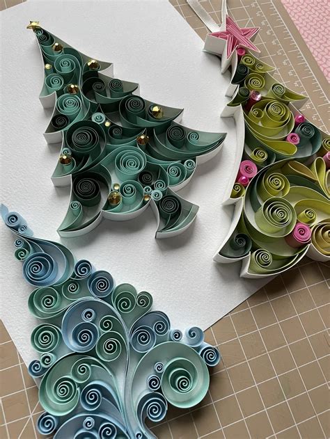 Christmas Ornaments Patterns Paper Quilling Art Patterns | Etsy in 2021 ...