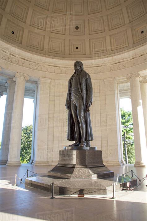 Statue of Thomas Jefferson, Thomas Jefferson Memorial, Washington D.C ...