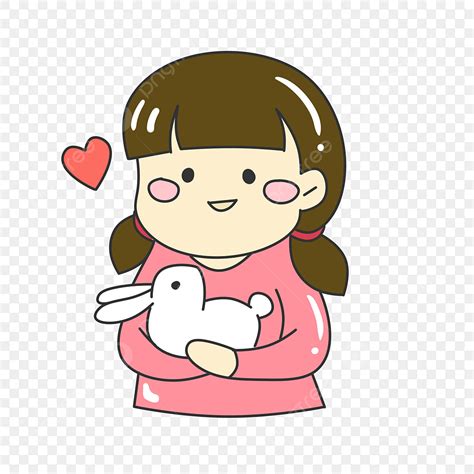 People And Pets PNG Image, Simple And Cute Cartoon People Pets, Cartoon ...