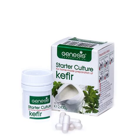 Kefir Starter Culture (10 Capsules) - Genesis Labs Starter Cultures ...