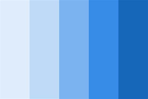 monochromatic blue Color Palette