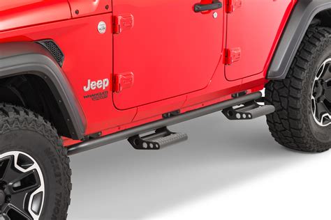 N-FAB J184RKRS4 Rock-Rail Step System for 18-20 Jeep Wrangler JL ...