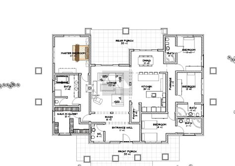 Plans de bungalow, Plans de maison bungalow, Plans d'étage cottage