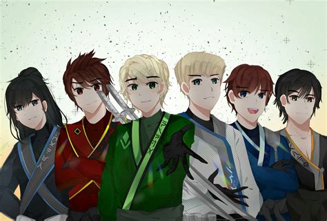 Master Lloyd's team #NinjahoSonsOfGarmadon Ninjago Anime, Ninjago Kai ...