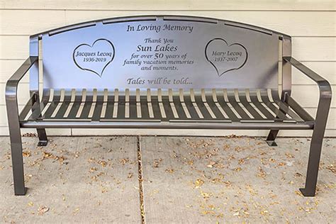 Memorial Bench - Quality Site Furniture