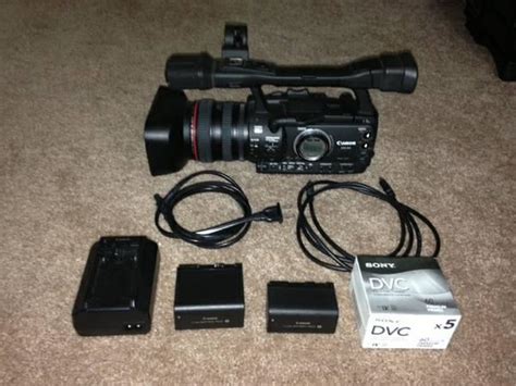 Canon XH-A1 Camcorder w/ Shoulder Stabilizer & Accessories - for Sale ...