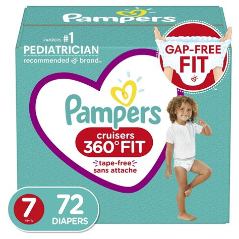 Pampers Cruisers 360 Diapers Size 7 72 Count - Walmart.com - Walmart.com