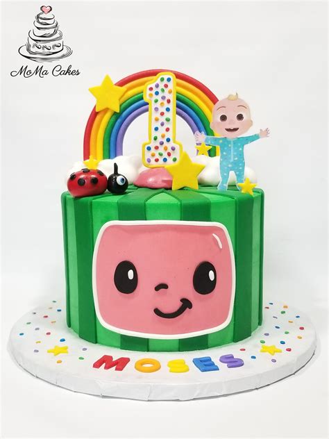 MoMa Cakes - Cocomelon 1st birthday cake! Happy birthday...