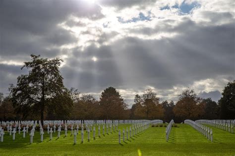 Premium Photo | American cemetery in normandy with the dead of dday