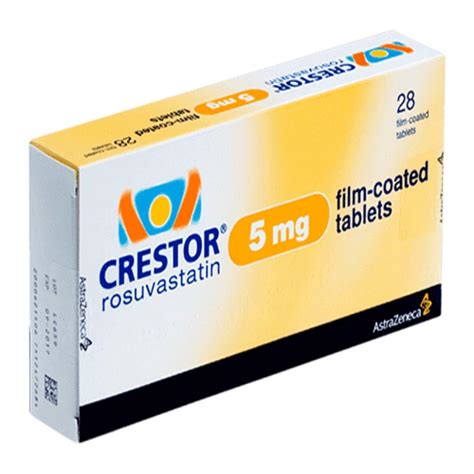 Crestor 5mg Tablets, 28 Tablets - Asset Pharmacy