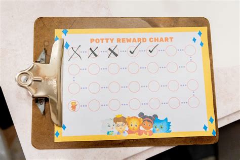 Daniel Tiger Potty Training Chart Free Printable - Saving Talents