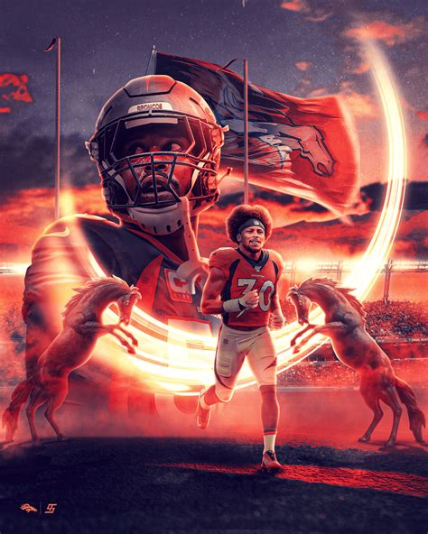 ArtStation - Denver Broncos - Artwork