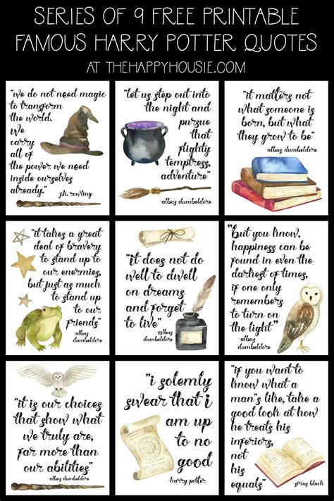 Harry Potter Quote Printables