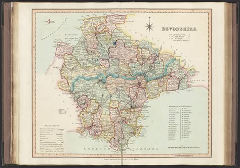 Devonshire, England (1832) | Old maps, Vintage world maps, Map