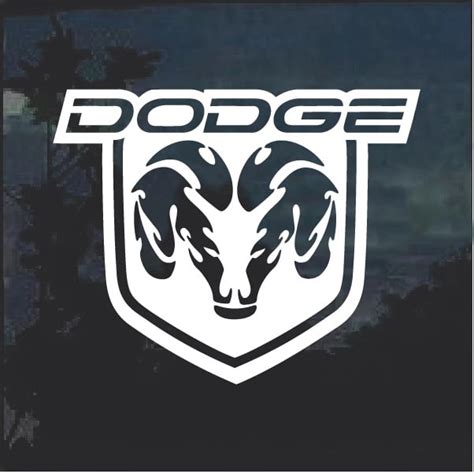 Dodge Shield Window Decal Sticker – Dodge Decal Sticker | Custom Made ...