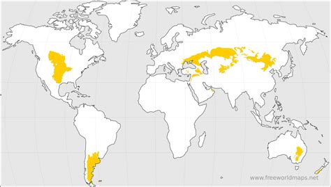 Temperate Grassland Map