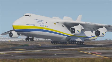 The Biggest Aircraft in The World - Antonov AN-225 Mriya Test Flight ...