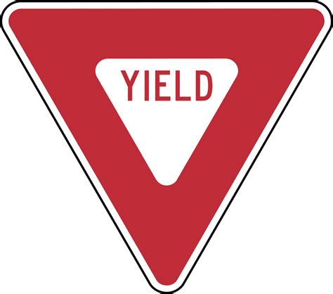 Yield, Color | ClipArt ETC