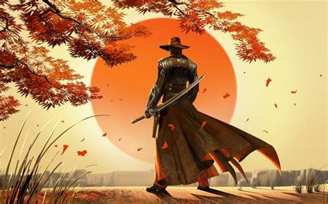 artwork, Fantasy Art, Cowboys, Samurai, Japan HD Wallpaper Desktop ...