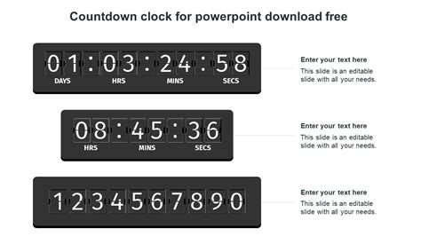 Digital Countdown Clock For Powerpoint Download Free Powerpoint Free ...