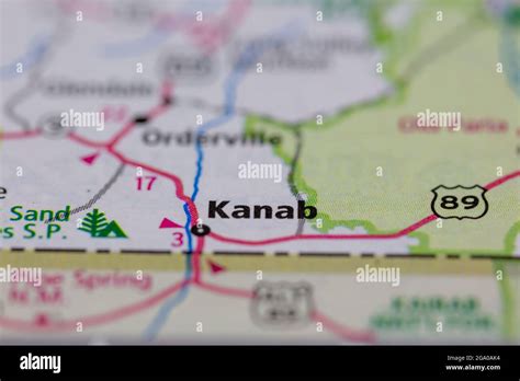 Map of kanab utah hi-res stock photography and images - Alamy