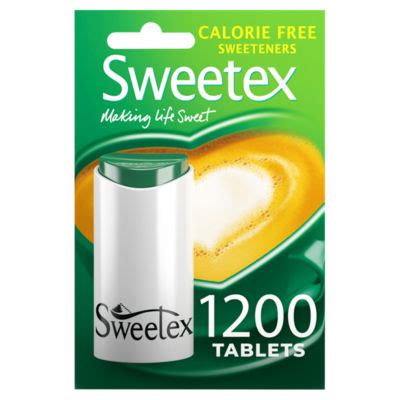 Sweetex Calorie Free Sweeteners 1200 Tablets 1200pk : My Supermarket ...